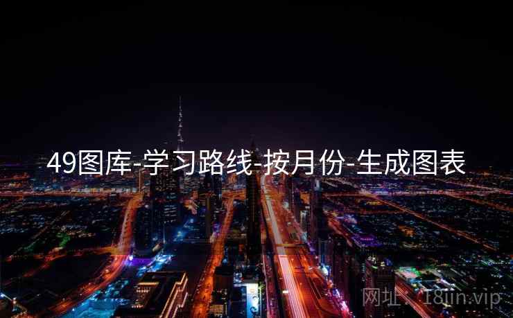 49图库-学习路线-按月份-生成图表